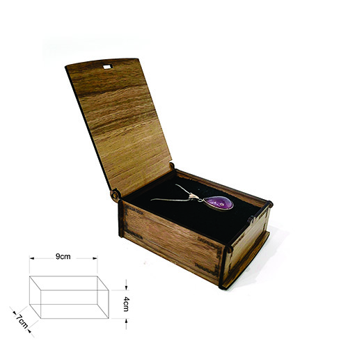 جعبه چوبی گردنبند کلاسیک کد 5012