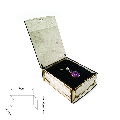 جعبه چوبی گردنبند کلاسیک کد 5014