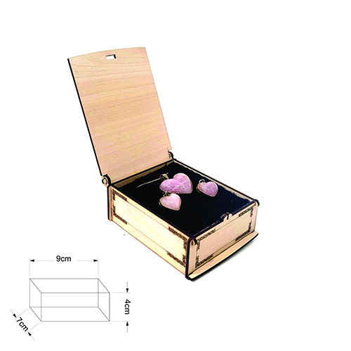 جعبه چوبی گردنبند کلاسیک کد 5016