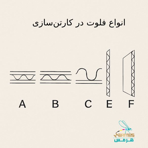 انواع فلوت در کارتن‌سازی