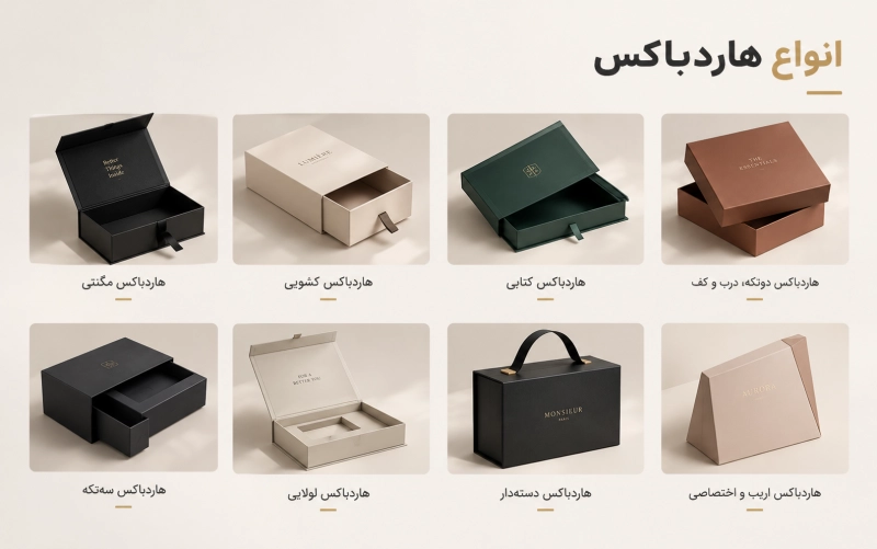 انواع جعبه هاردباکس